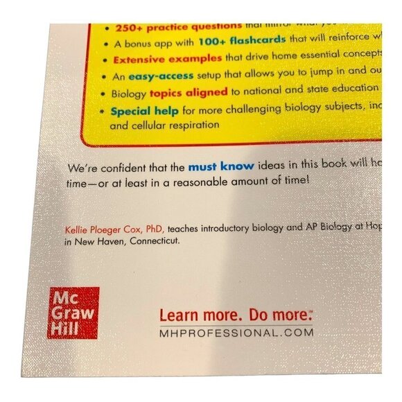 Must Know High School Biology by Cox, Kellie Ploeger (Paperback) - Picture 4 of 11